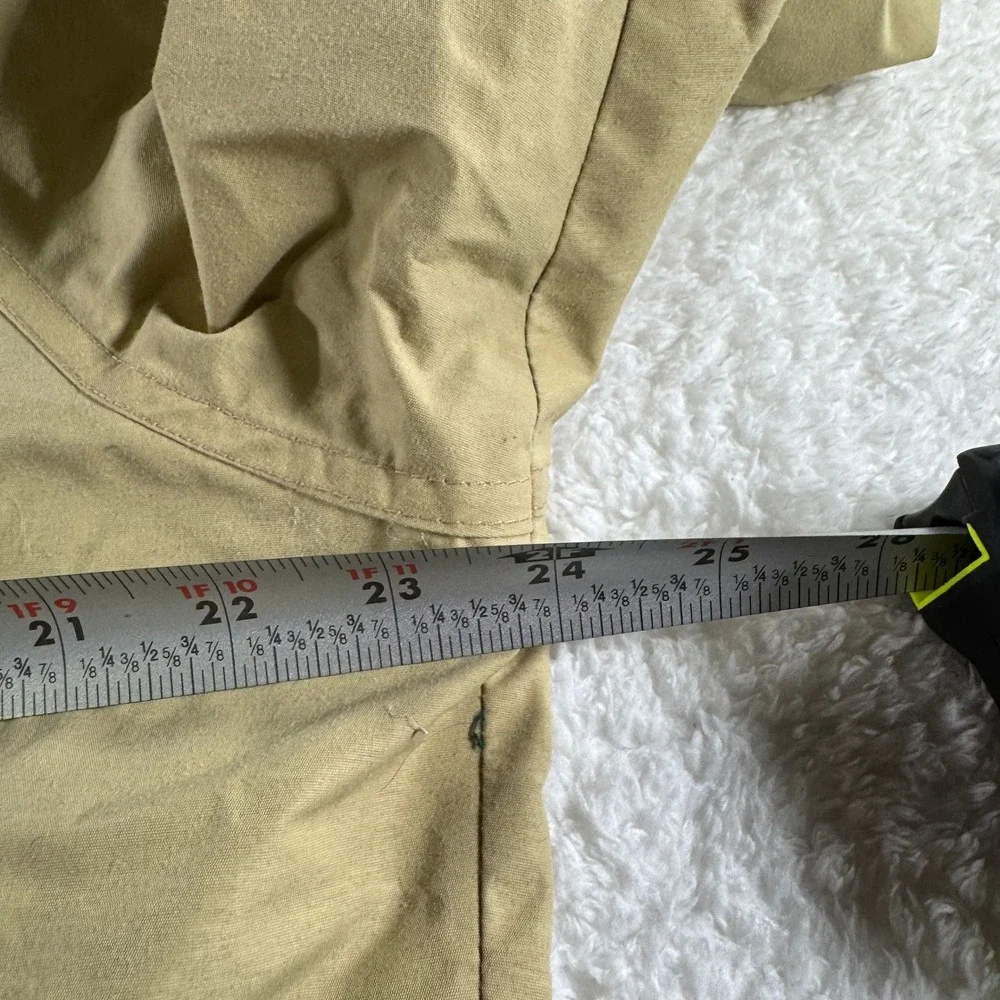Vintage 80s The North Face Gore Tex‎ Jacket Tan Made In USA Men's Sz L Snap Up
